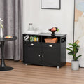 Buffet de Rangement avec 2 Tiroirs et 2 Armoires Fermées pour Salon et Salle à Manger