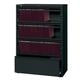 Classe commerciale 36W Armoire de classement latérale à 4 tiroirs avec tablettes coulissantes et système de verrouillage