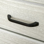 Classeur latéral avec étagère ouverte et 2 tiroirs, format Lettre, Gris anthracite