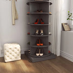 Meuble à chaussures rotatif 360° 6 niveaux