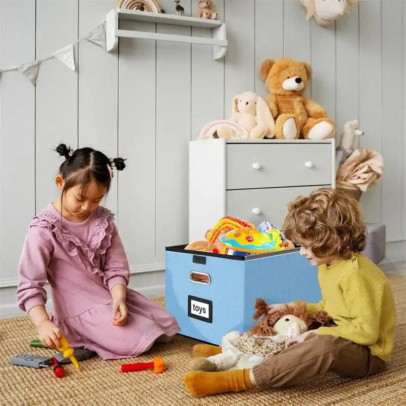 Boîte de rangement de dossiers pliable - 37,8 L x 32,3 l x 27,4 H