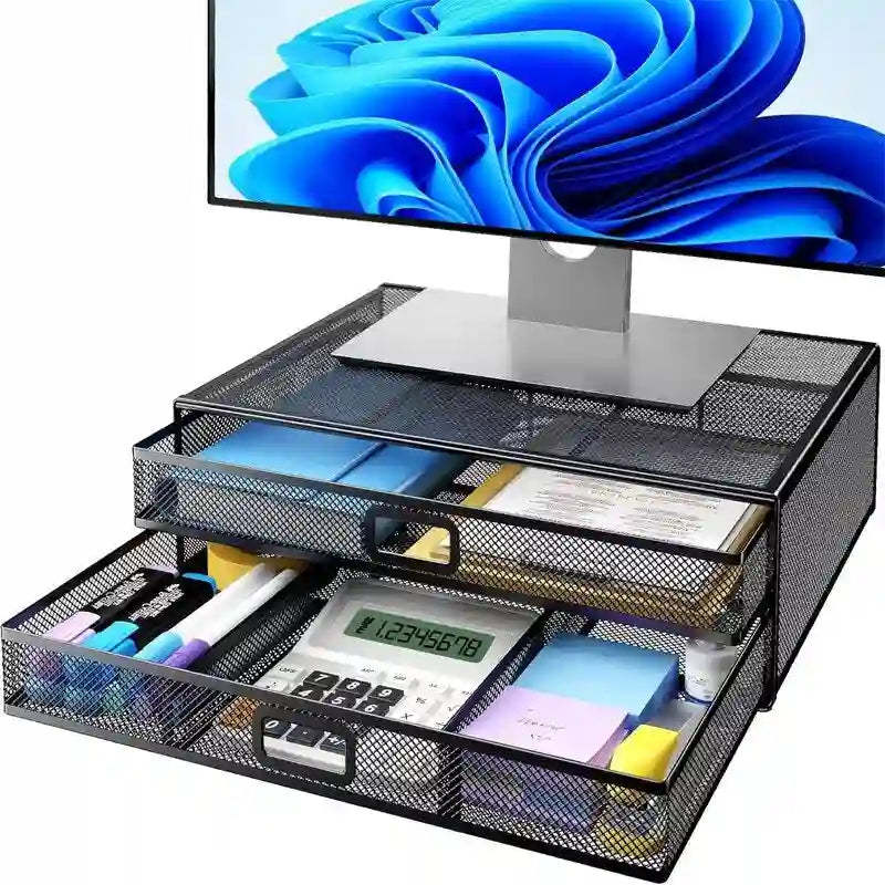 Support de moniteur à 2 niveaux - 15,75P x 12L x 4,61H