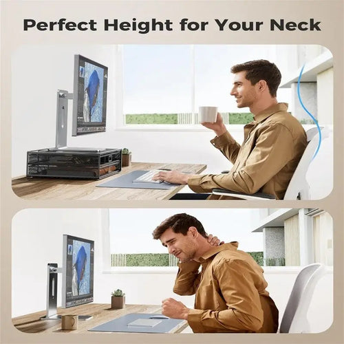 Support de moniteur à 2 niveaux - 15,75P x 12L x 4,61H