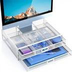 Support de moniteur à 2 niveaux - 15,75P x 12L x 4,61H