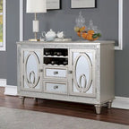 Serveur de stockage multiple Koie Glam Silver 8 bouteilles